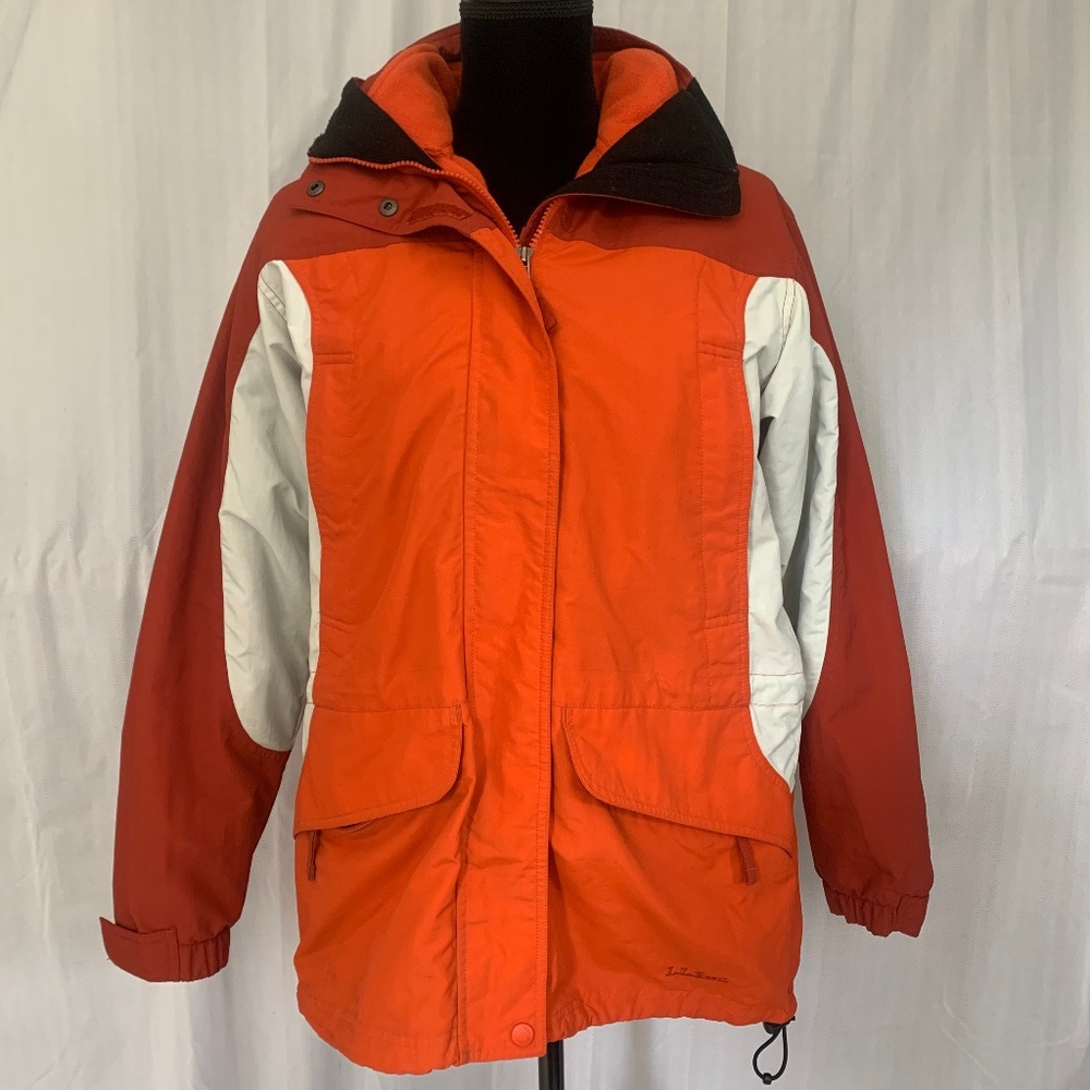 L.L. Bean 3-in-1 Coat Parka Fleece 0WV87 Size S